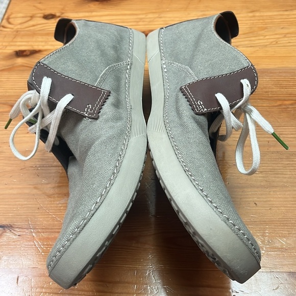Clarks Men's Canvas Casual Lace Up Shoes 12 M - Picture 7 of 10